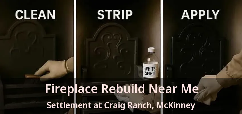 Fireplace Rebuild Near Me Settlement at Craig Ranch, McKinney - TX