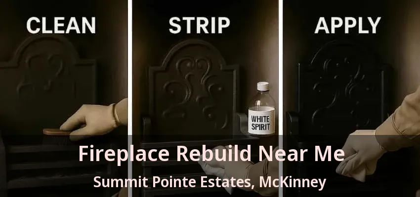 Fireplace Rebuild Near Me Summit Pointe Estates, McKinney - TX