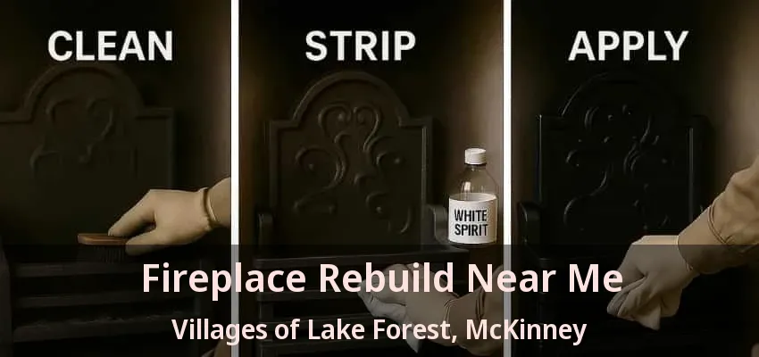 Fireplace Rebuild Near Me Villages of Lake Forest, McKinney - TX