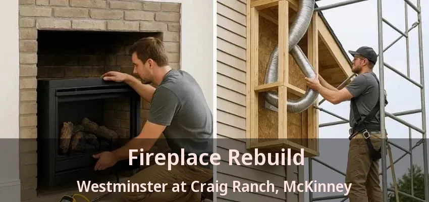 Fireplace Rebuild Westminster at Craig Ranch, McKinney - TX