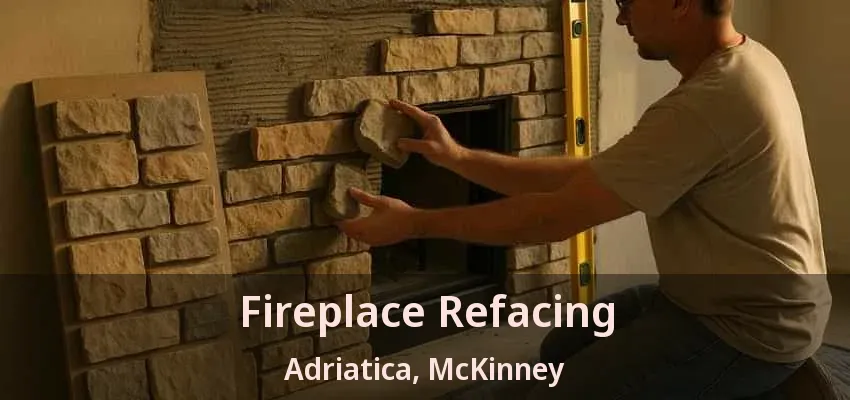 Fireplace Refacing Adriatica, McKinney - TX