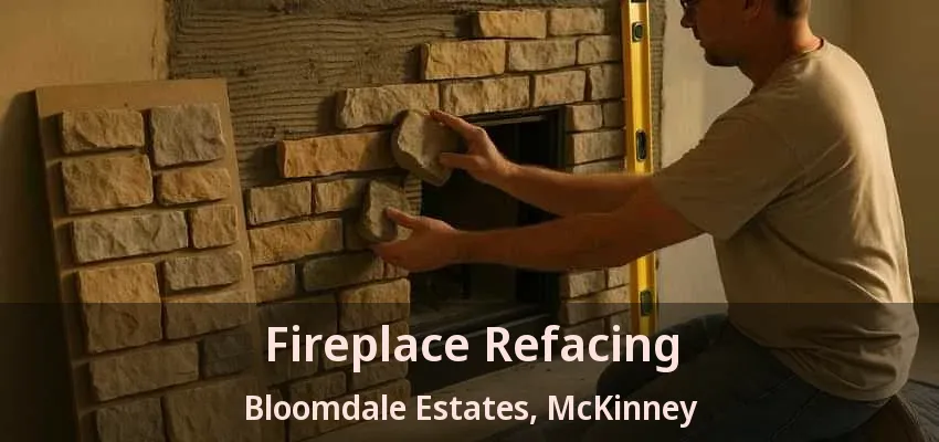 Fireplace Refacing Bloomdale Estates, McKinney - TX