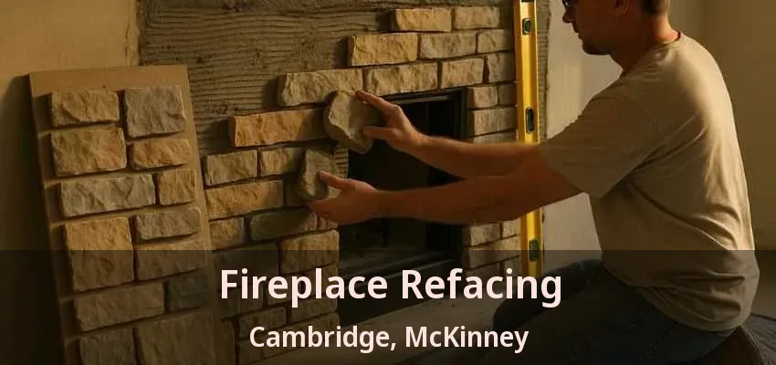 Fireplace Refacing Cambridge, McKinney - TX