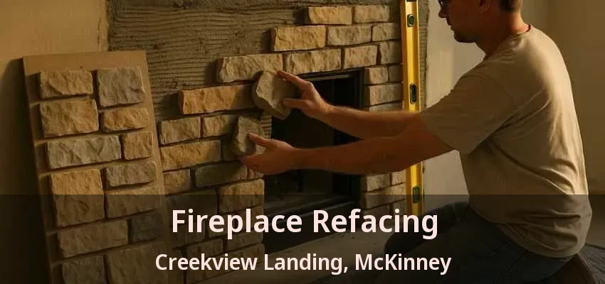 Fireplace Refacing Creekview Landing, McKinney - TX