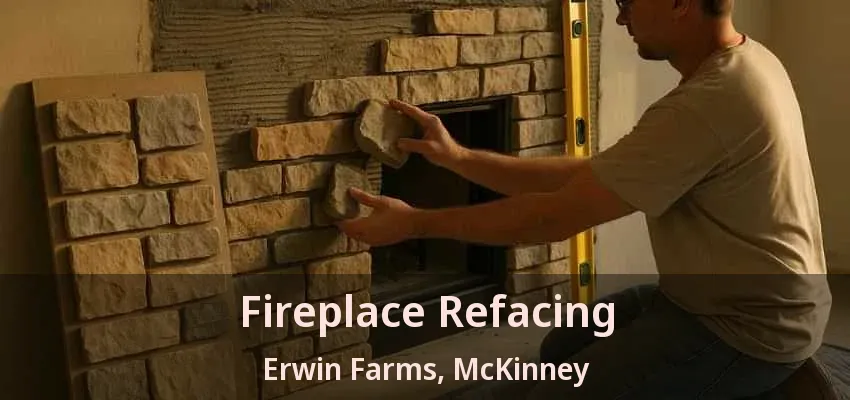 Fireplace Refacing Erwin Farms, McKinney - TX