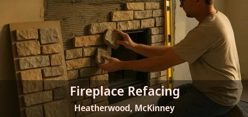 Fireplace Refacing Heatherwood, McKinney - TX
