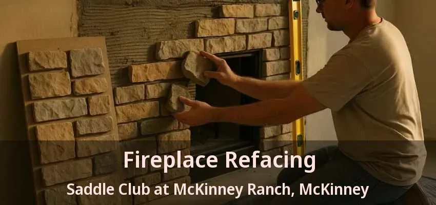 Fireplace Refacing Saddle Club at McKinney Ranch, McKinney - TX