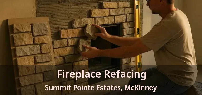 Fireplace Refacing Summit Pointe Estates, McKinney - TX