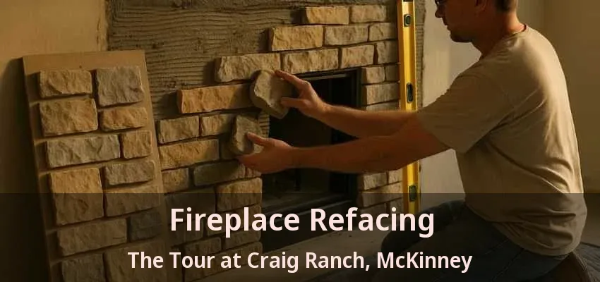 Fireplace Refacing The Tour at Craig Ranch, McKinney - TX
