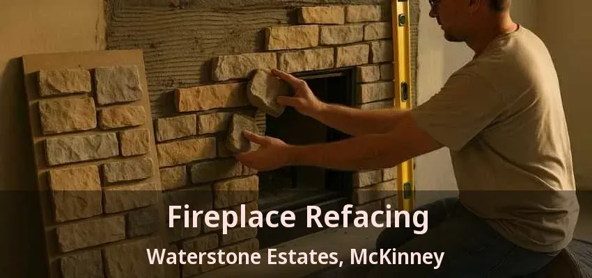 Fireplace Refacing Waterstone Estates, McKinney - TX