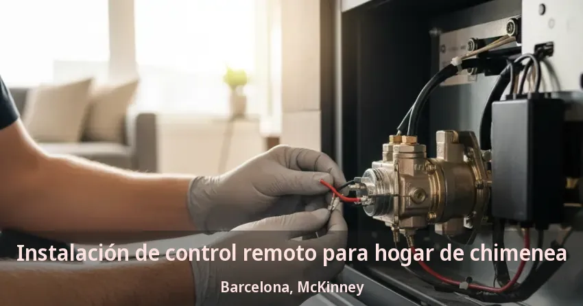 Instalación de control remoto para hogar de chimenea Barcelona, McKinney - TX