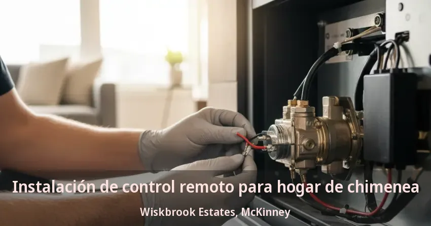 Instalación de control remoto para hogar de chimenea Wiskbrook Estates, McKinney - TX