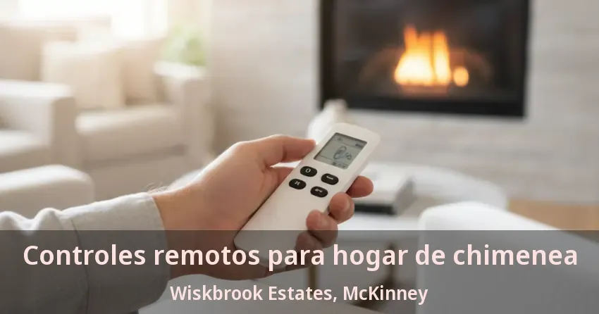 Controles remotos para hogar de chimenea Wiskbrook Estates, McKinney - TX