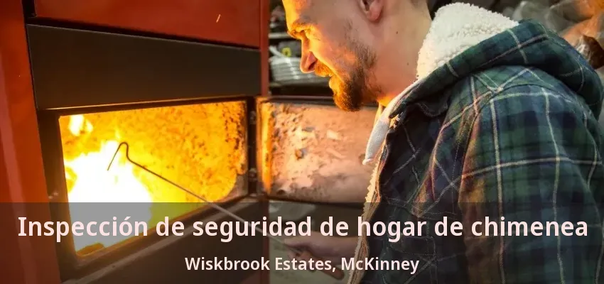 Inspección de seguridad de hogar de chimenea Wiskbrook Estates, McKinney - TX
