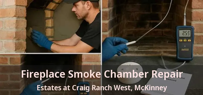 Fireplace Smoke Chamber Repair Estates at Craig Ranch West, McKinney - TX