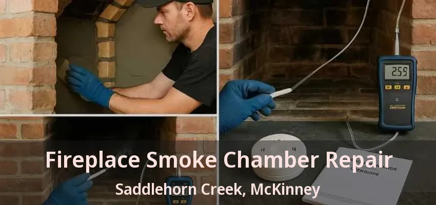 Fireplace Smoke Chamber Repair Saddlehorn Creek, McKinney - TX