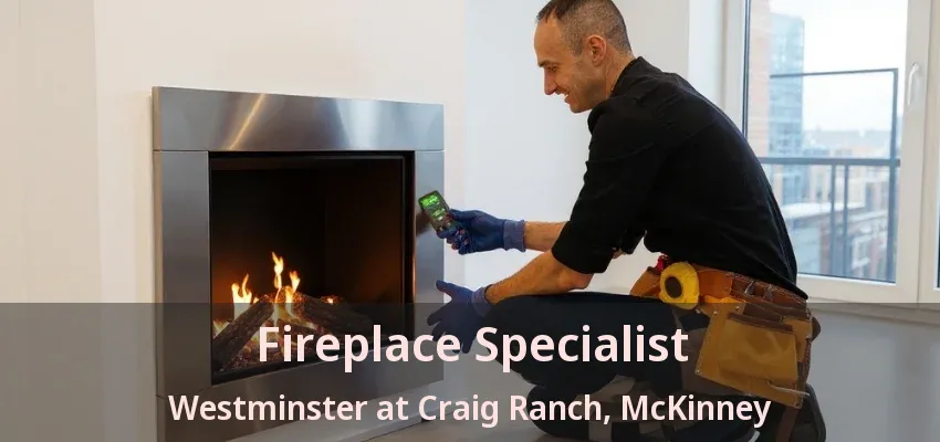 Fireplace Specialist Westminster at Craig Ranch, McKinney - TX