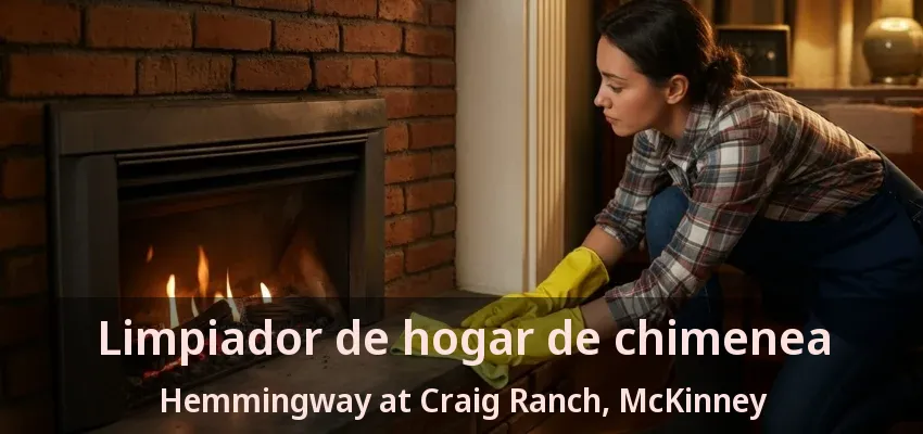 Limpiador de hogar de chimenea Hemmingway at Craig Ranch, McKinney - TX