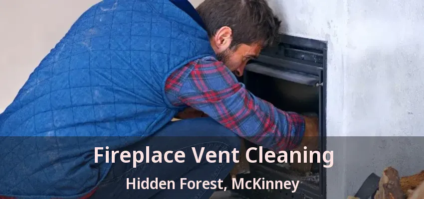 Fireplace Vent Cleaning Hidden Forest, McKinney - TX