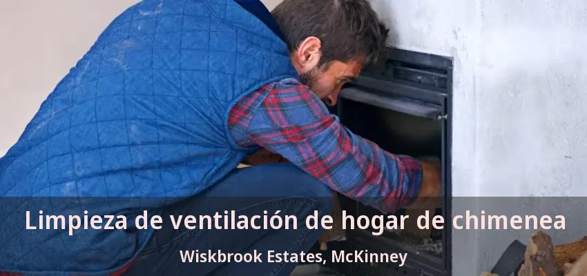 Limpieza de ventilación de hogar de chimenea Wiskbrook Estates, McKinney - TX