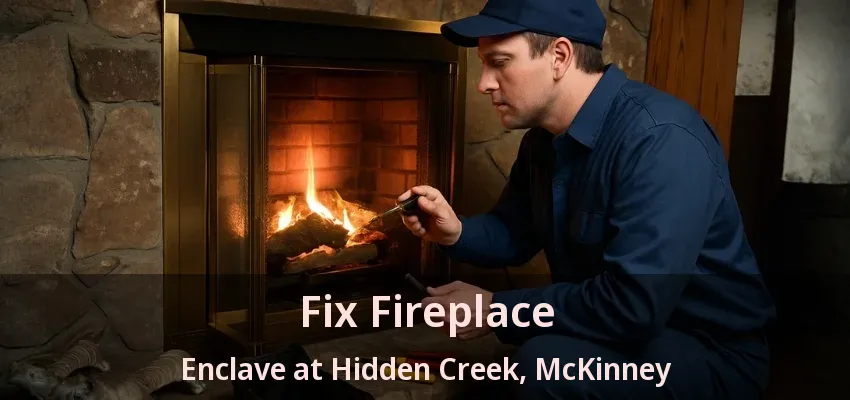Fix Fireplace Enclave at Hidden Creek, McKinney - TX