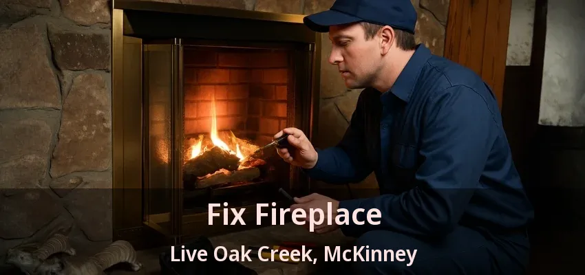 Fix Fireplace Live Oak Creek, McKinney - TX