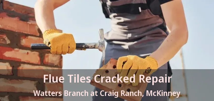 Flue Tiles Cracked Repair Watters Branch at Craig Ranch, McKinney - TX