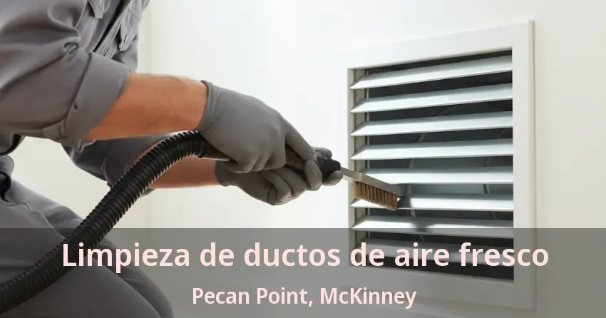 Limpieza de ductos de aire fresco Pecan Point, McKinney - TX Limpieza de ductos de aire fresco Pecan Point, McKinney - TX