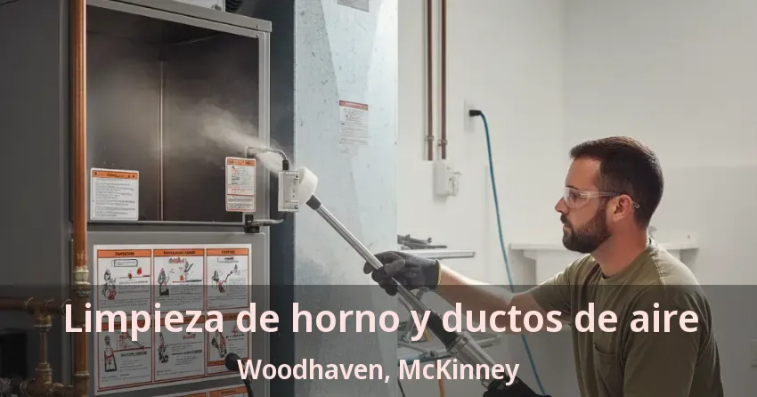 Limpieza de horno y ductos de aire Woodhaven, McKinney - TX