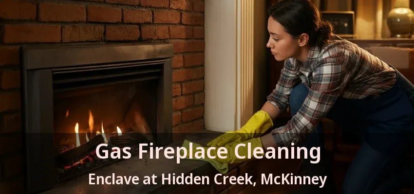 Gas Fireplace Cleaning Enclave at Hidden Creek, McKinney - TX