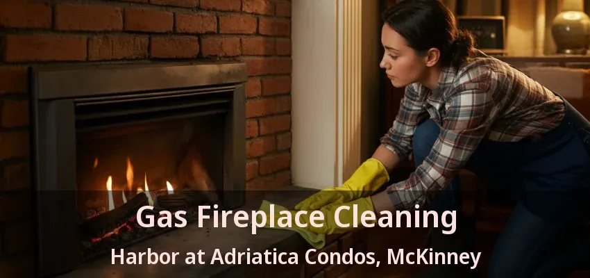 Gas Fireplace Cleaning Harbor at Adriatica Condos, McKinney - TX