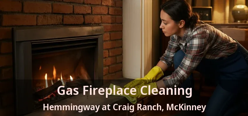 Gas Fireplace Cleaning Hemmingway at Craig Ranch, McKinney - TX