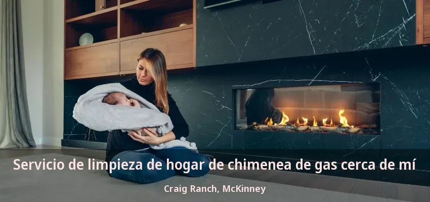 Servicio de limpieza de hogar de chimenea de gas cerca de mí Craig Ranch, McKinney - TX