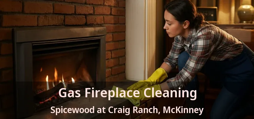 Gas Fireplace Cleaning Spicewood at Craig Ranch, McKinney - TX
