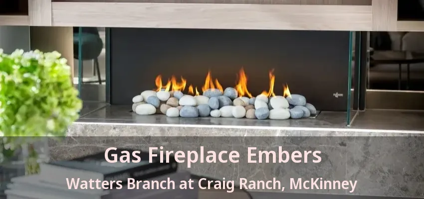 Gas Fireplace Embers Watters Branch at Craig Ranch, McKinney - TX