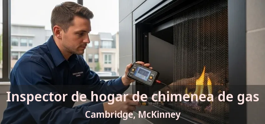 Inspector de hogar de chimenea de gas Cambridge, McKinney - TX Inspector de hogar de chimenea de gas Cambridge, McKinney - TX