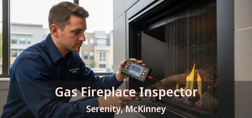 Gas Fireplace Inspector Serenity, McKinney - TX