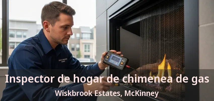 Inspector de hogar de chimenea de gas Wiskbrook Estates, McKinney - TX