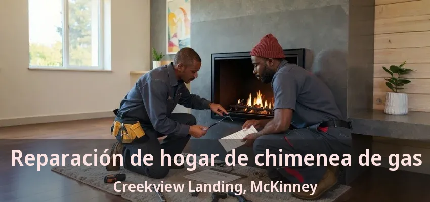 Reparación de hogar de chimenea de gas Creekview Landing, McKinney - TX