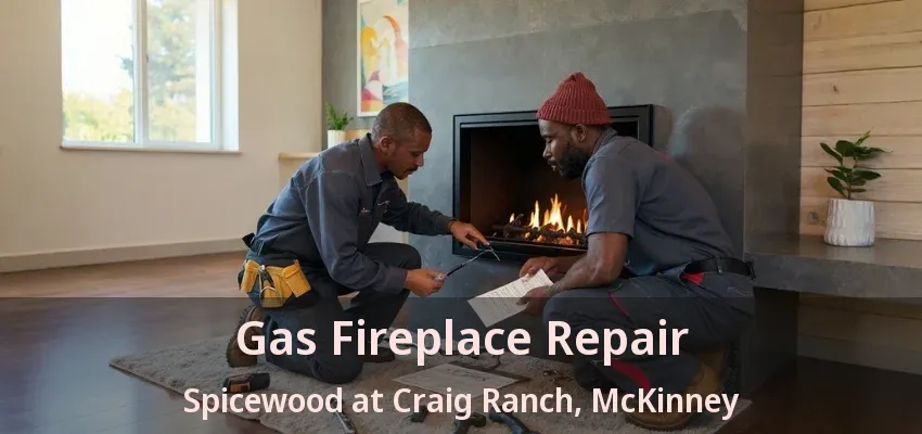 Gas Fireplace Repair Spicewood at Craig Ranch, McKinney - TX