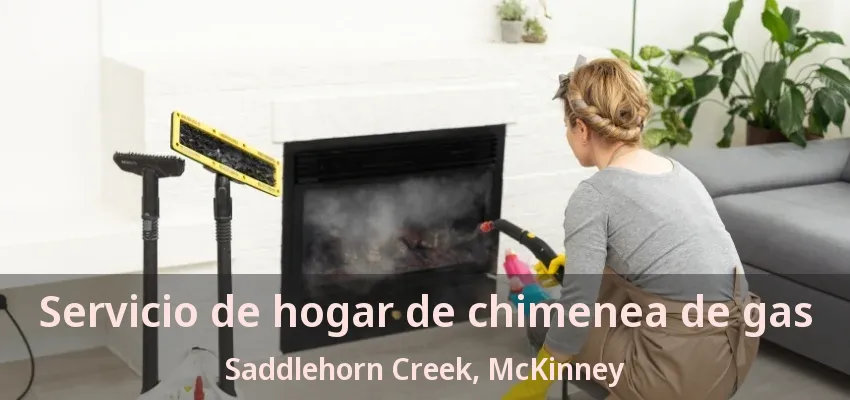 Servicio de hogar de chimenea de gas Saddlehorn Creek, McKinney - TX