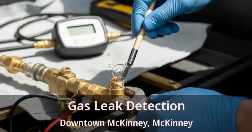 Gas Leak Detection Downtown McKinney, McKinney - TX Gas Leak Detection Downtown McKinney, McKinney - TX