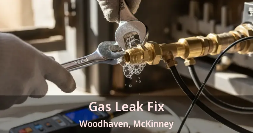 Gas Leak Fix Woodhaven, McKinney - TX