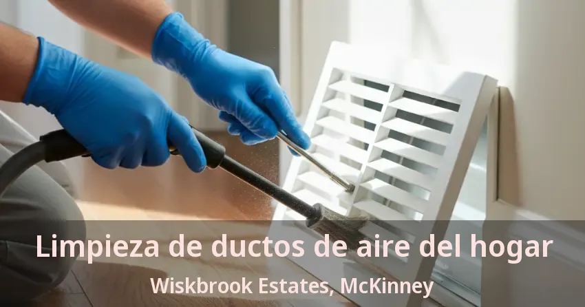 Limpieza de ductos de aire del hogar Wiskbrook Estates, McKinney - TX