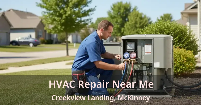 HVAC Repair Near Me Creekview Landing, McKinney - TX