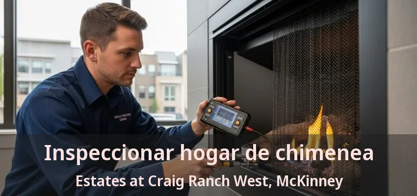 Inspeccionar hogar de chimenea Estates at Craig Ranch West, McKinney - TX