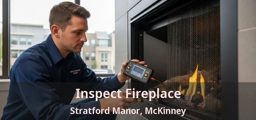 Inspect Fireplace Stratford Manor, McKinney - TX