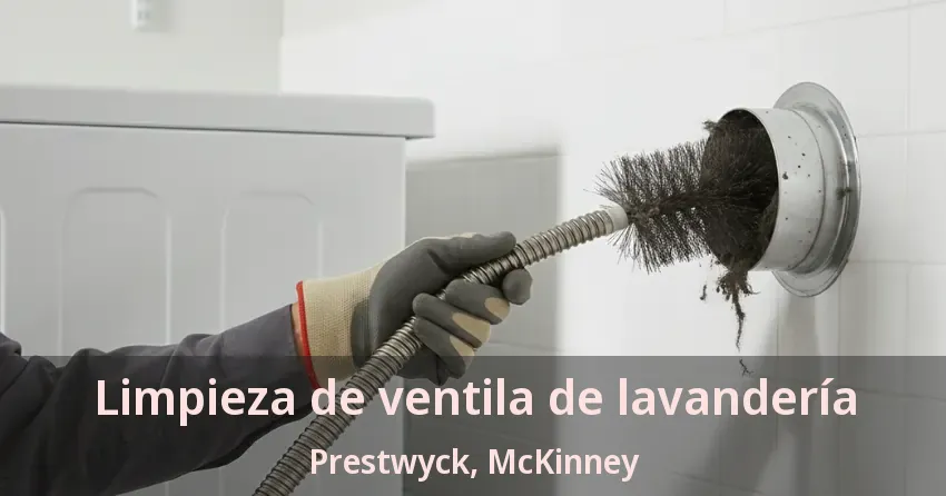 Limpieza de ventila de lavandería Prestwyck, McKinney - TX