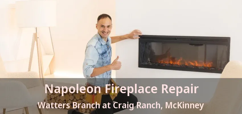 Napoleon Fireplace Repair Watters Branch at Craig Ranch, McKinney - TX