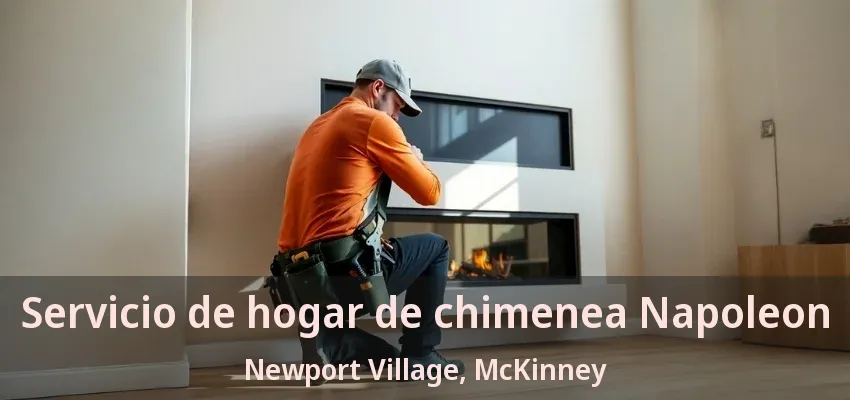 Servicio de hogar de chimenea Napoleon Newport Village, McKinney - TX